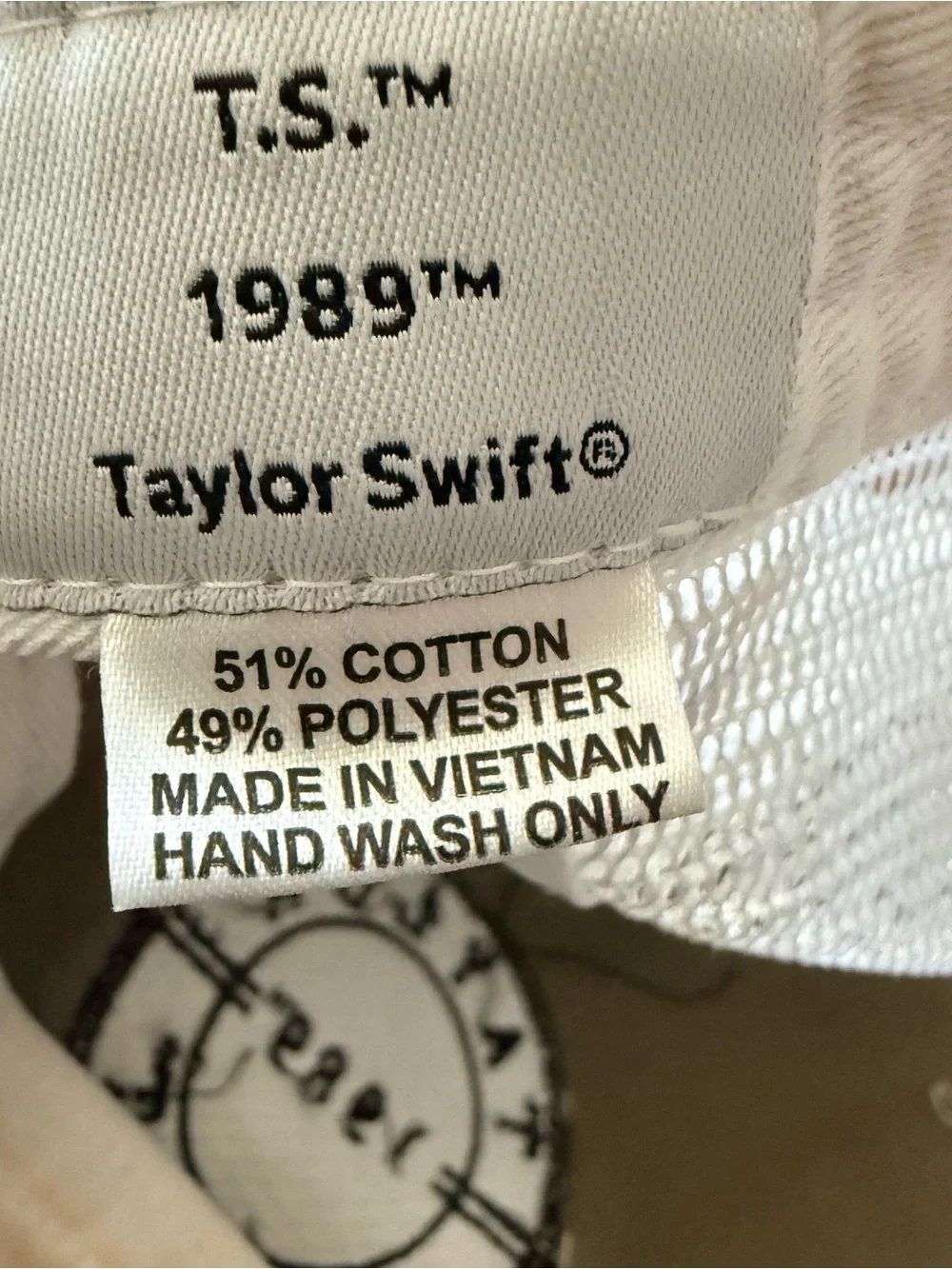 Taylor Swift 1989 Black and White Mesh Trucker Cap